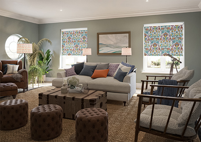 Bangalore, Azure Glow - Twist&Fit Roller Blind - Image 7